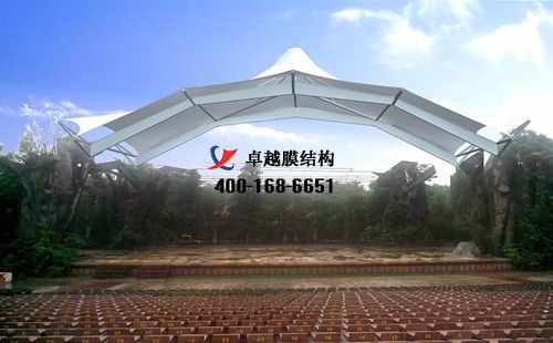 許昌膜結構看台/舞台【許昌富華玻璃有限公司等】設計施工案例