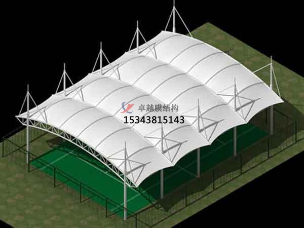 廣州籃球場膜結構罩棚【設計施工】