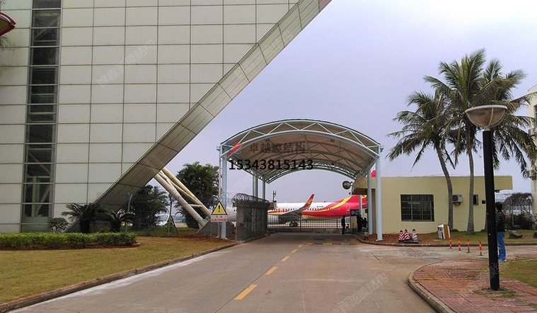 海口美蘭國際機場膜結構雨棚工程